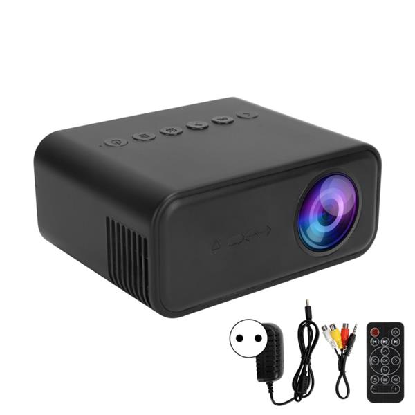Grote foto mini beamer projector full hd led hdmi vga usb sd 1080p zwart audio tv en foto videoprojectoren