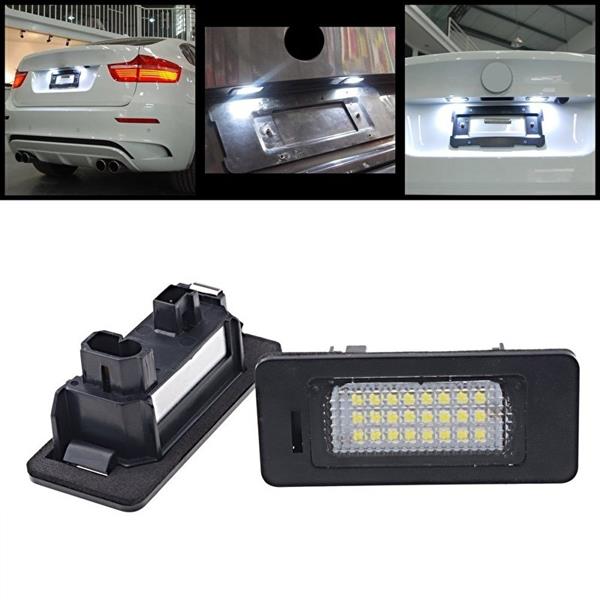 Grote foto bmw led kenteken verlichting e60 f10 e61 e90 e70 x5 x6 e39 e61 auto onderdelen overige auto onderdelen