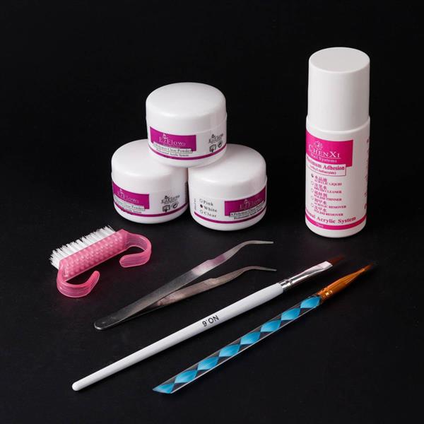 Grote foto nep nagels acryl nagel kit set gel startpakket nepnagels manicure gel beauty en gezondheid lichaamsverzorging