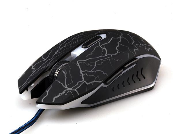 Grote foto game muis gaming mouse 1.5m kabel 2400dpi usb led optisch zwart computers en software overige computers en software