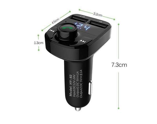 Grote foto fm transmitter draadloos bluetooth 2x usb sd carkit auto auto onderdelen autoradio