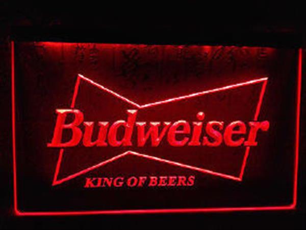 Grote foto budweiser neon bord lamp led cafe verlichting reclame lichtbak huis en inrichting overige