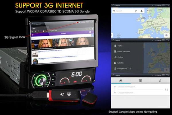Grote foto klapscherm carplay 1 din autoradio navigatie wifi android 13 camera auto onderdelen navigatie systemen en cd