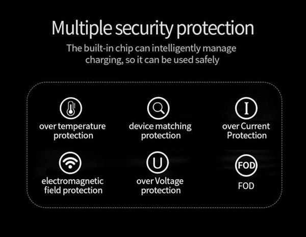 Grote foto draadloze oplader lader magneet auto houder draadloos zwart telecommunicatie opladers en autoladers