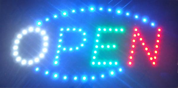 Grote foto open led bord lamp verlichting lichtbak reclamebord c9 huis en inrichting overige