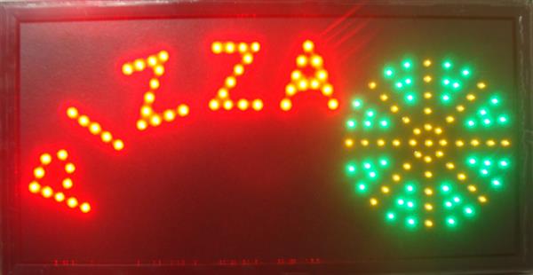 Grote foto pizza led bord lamp verlichting lichtbak reclamebord b2 huis en inrichting overige