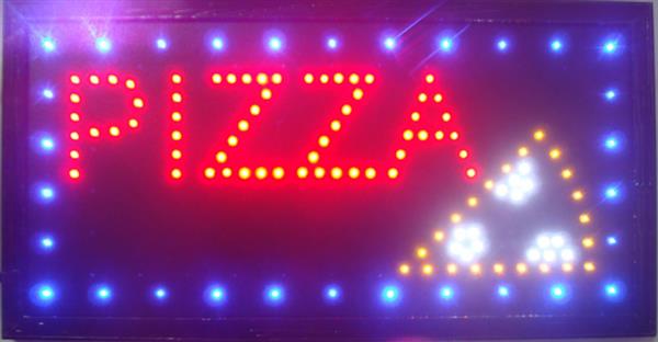 Grote foto pizza led bord lamp verlichting lichtbak reclamebord b8 huis en inrichting overige