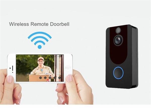 Grote foto wifi deurbel intercom video camera deur bel ring eufy eken v7 app doe het zelf en verbouw inbraaksystemen
