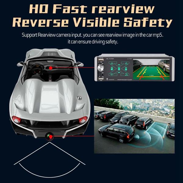 Grote foto 4.1 inch 1 din 1din autoradio bluetooth fm auto radio usb sd touchscreen auto onderdelen autoradio