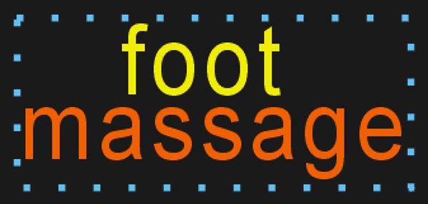 Grote foto foot voet massage led bord verlichting lichtbak reclamebord d huis en inrichting overige
