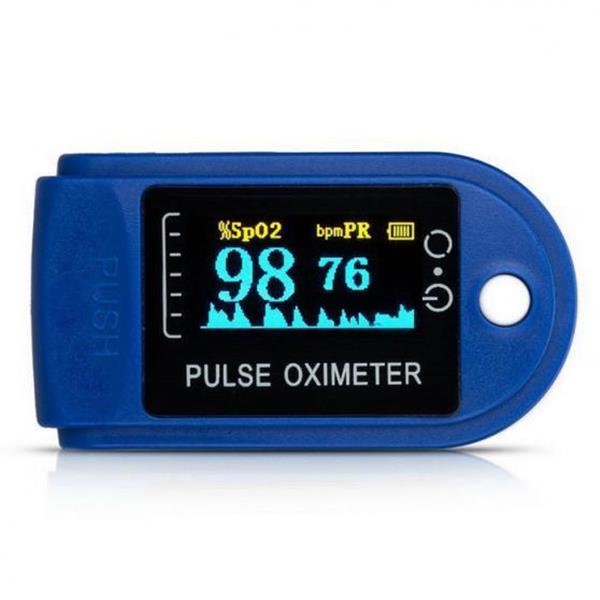 Grote foto oximeter hartslagmeter zuurstofmeter saturatiemeter vinger beauty en gezondheid overige beauty en gezondheid