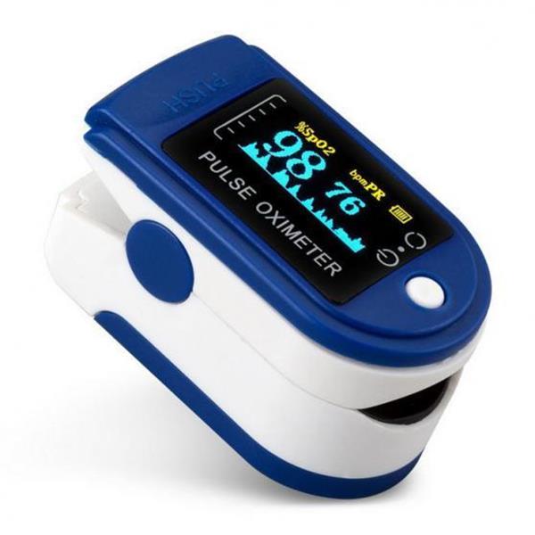 Grote foto oximeter hartslagmeter zuurstofmeter saturatiemeter vinger beauty en gezondheid overige beauty en gezondheid