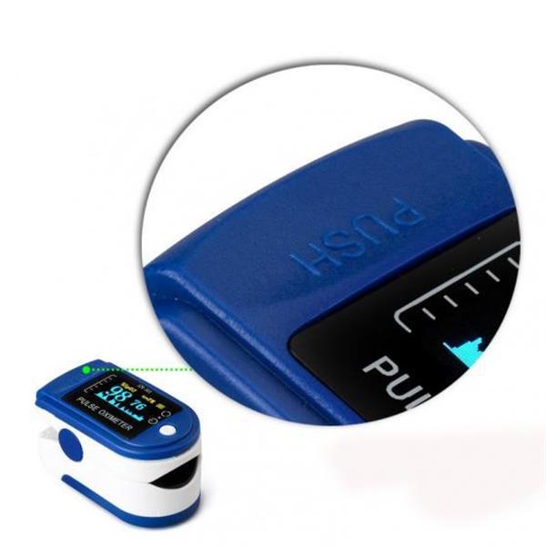 Grote foto oximeter hartslagmeter zuurstofmeter saturatiemeter vinger beauty en gezondheid overige beauty en gezondheid