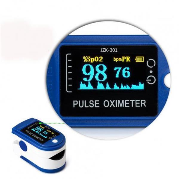 Grote foto oximeter hartslagmeter zuurstofmeter saturatiemeter vinger beauty en gezondheid overige beauty en gezondheid