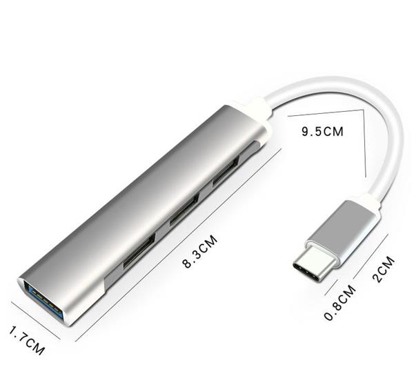 Grote foto adapter laptop usb c hub usb 2.0 3.0 splitter macbook pro air computers en software overige computers en software