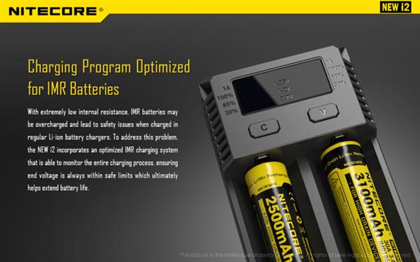 Grote foto nitecore i2 oplader lader voor 18650 batterijen batterij audio tv en foto algemeen