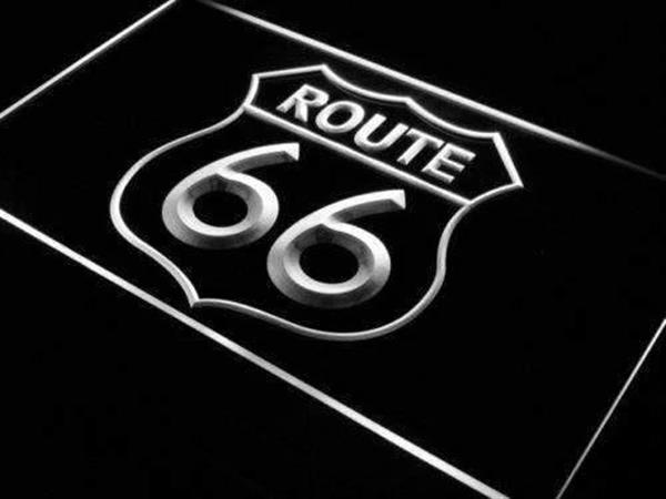 Grote foto route 66 neon bord lamp led cafe verlichting reclame lichtbak huis en inrichting overige