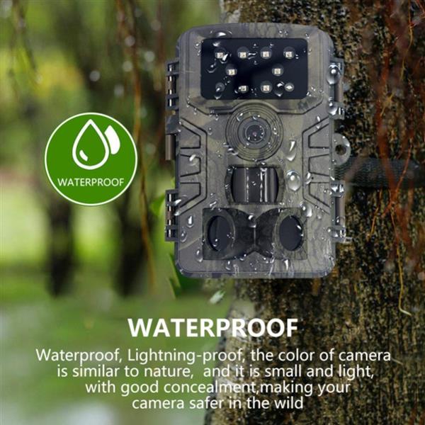 Grote foto wildlife camera buiten wildcamera 2.7k 20mp fullhd waterdicht audio tv en foto algemeen