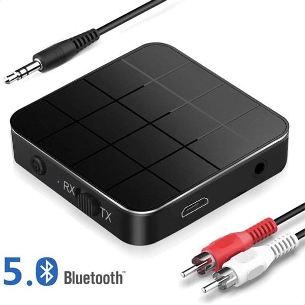 Grote foto bluetooth 5.0 transmitter ontvanger audio adapter receiver auto onderdelen autoradio