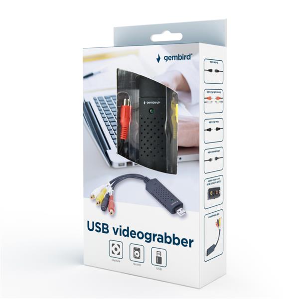 Grote foto gembird usb videograbber video audio grabber windows 11 geschikt audio tv en foto algemeen