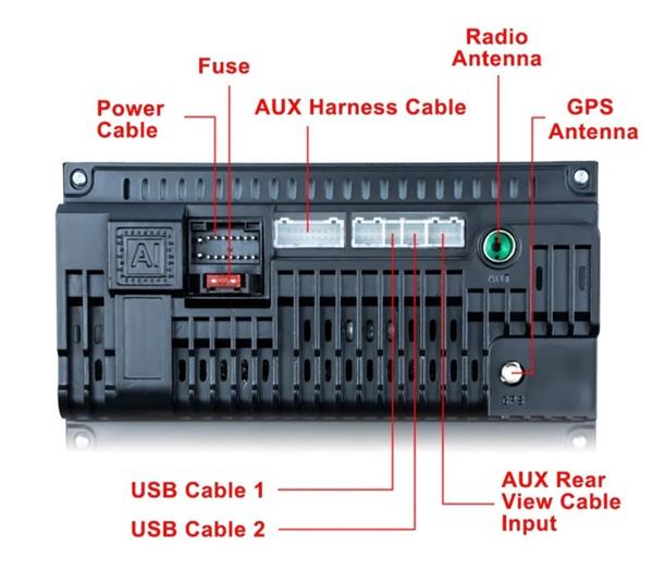 Grote foto autoradio navigatie android 11 wifi bt gps touchscreen 2din 2x usb auto onderdelen navigatie systemen en cd