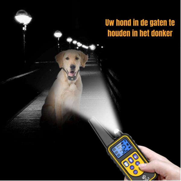 Grote foto antiblafband anti blafband honden waterdicht afst geel dieren en toebehoren toebehoren