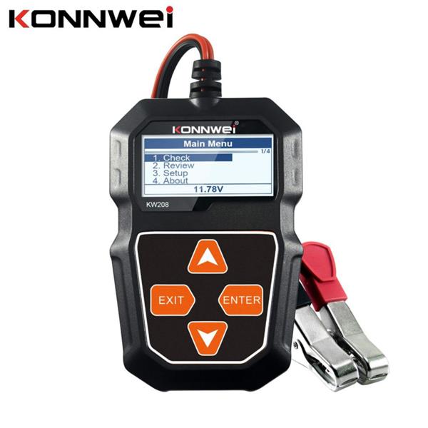 Grote foto batterij accu tester auto motor accutester uitlezen 12v 12volt auto onderdelen accessoire delen