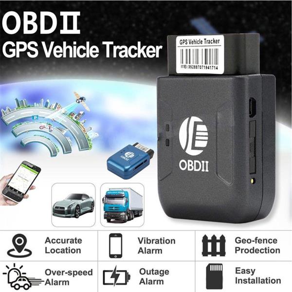 Grote foto obd gps tracker sms volgsysteem auto vrachtwagen obd2 zwart auto onderdelen overige auto onderdelen