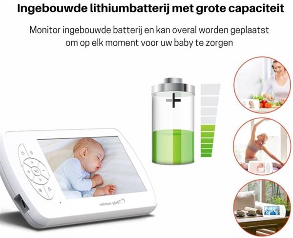 Grote foto wifi babyfoon camera baby foon monitor 4.3 inch scherm kinderen en baby babyfoons