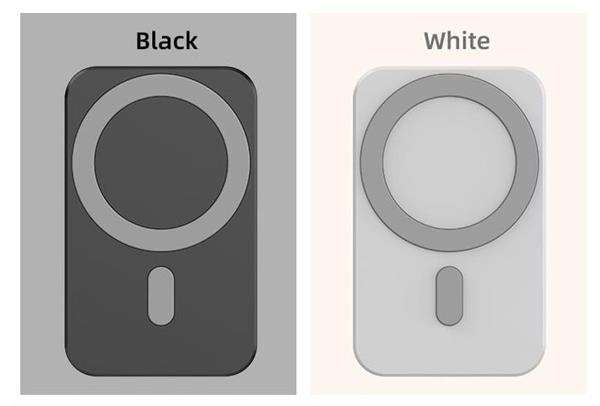 Grote foto draadloze oplader lader magneet auto houder draadloos wit telecommunicatie opladers en autoladers