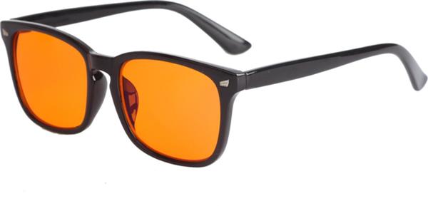 Grote foto nacht bril nachtbril blauw licht filter auto autobril oranje kleding dames sieraden