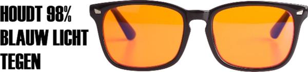 Grote foto nacht bril nachtbril blauw licht filter auto autobril oranje kleding dames sieraden
