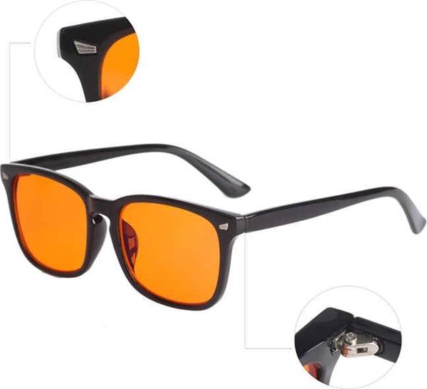 Grote foto nacht bril nachtbril blauw licht filter auto autobril oranje kleding dames sieraden