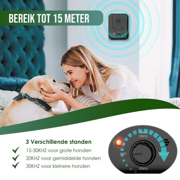 Grote foto antiblaf apparaat machine anti blaf band alternatief binnen indoor dieren en toebehoren toebehoren