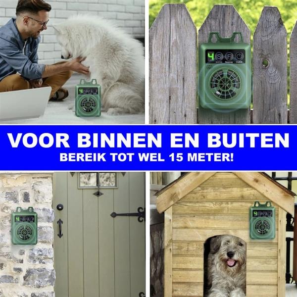 Grote foto antiblaf apparaat machine antiblafband waterdicht pro buiten outdoor dieren en toebehoren toebehoren