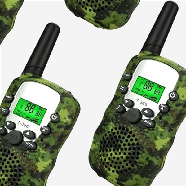 Grote foto walkie talkie walkietalkie portofoon kinderen 5km 2 stuks camouflage huis en inrichting woningdecoratie