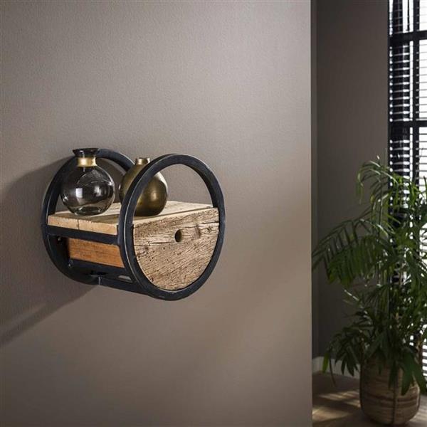 Grote foto rond wandrek york met lade 30 cm huis en inrichting woningdecoratie