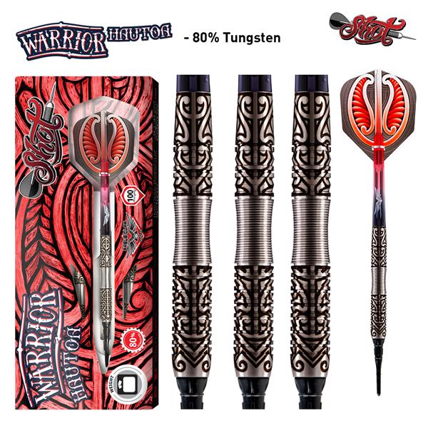 Grote foto softtip shot warrior hautoa 80 st. warrior hautoa 80 20 gram sport en fitness darts