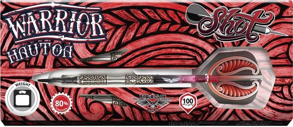 Grote foto softtip shot warrior hautoa 80 st. warrior hautoa 80 20 gram sport en fitness darts