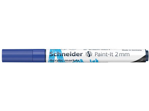 Grote foto acrylverf stift schneider paint it 310 blauw verzamelen overige verzamelingen