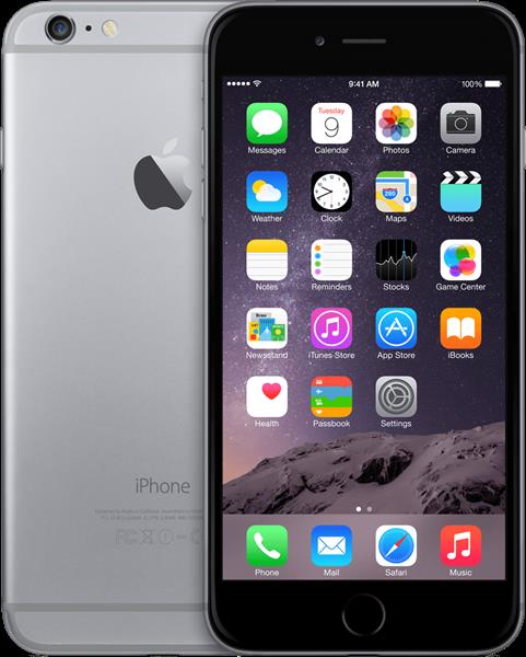 Grote foto apple iphone 6 plus 16gb 5 wifi 4g simlockvrij space grey garantie telecommunicatie apple iphone