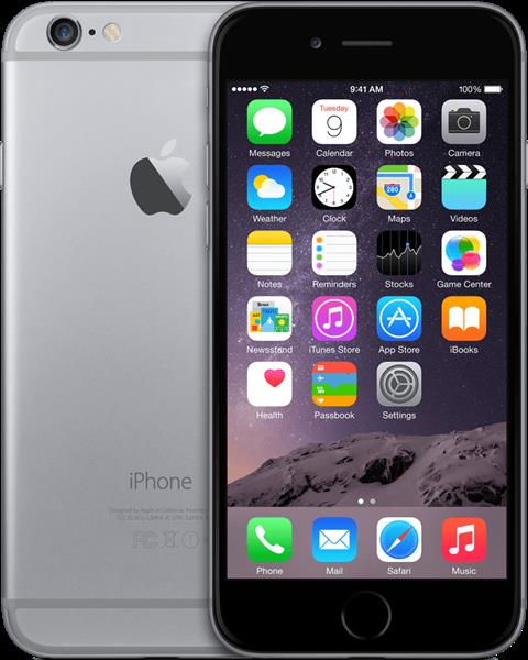 Grote foto apple iphone 6 128gb simlockvrij space grey garantie telecommunicatie apple iphone