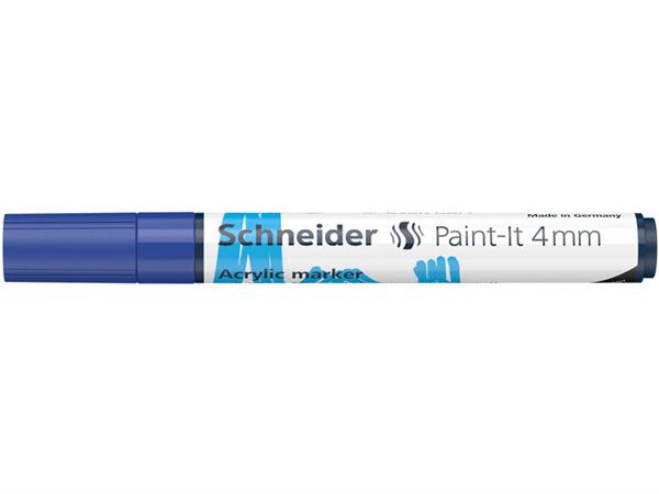 Grote foto acrylverf stift schneider paint it 310 blauw verzamelen overige verzamelingen