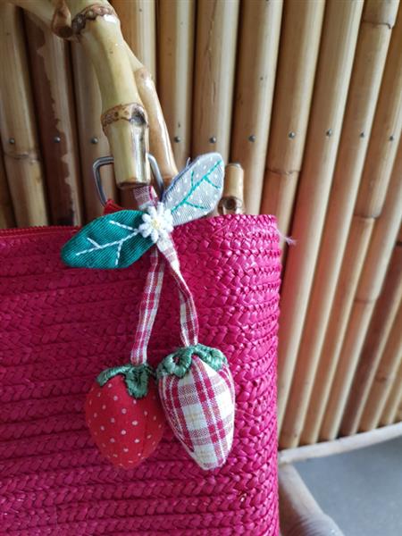 Grote foto viva dulce marina strawberry bag. sieraden tassen en uiterlijk schoudertassen
