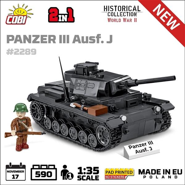 Grote foto cobi 2289 panzer iii ausf.j kinderen en baby overige