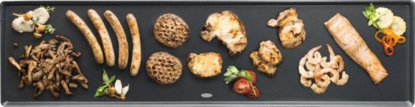Grote foto bestron xxl teppanyaki bakplaat voor 8 personen tafelgrill electrisch met antiaanbaklaag grillplaa huis en inrichting keukenbenodigdheden