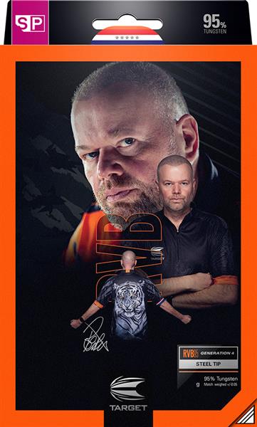 Grote foto target raymond van barneveld g4 rvb 95 swiss raymond van barneveld g4 rvb 95 swiss 25 gram sport en fitness darts