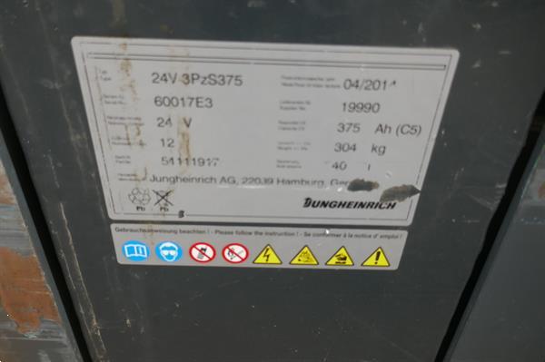 Grote foto vs 21411 elektrische triplex stapelaar jungheinrich 4690mm initiele lift doe het zelf en verbouw hefwerktuigen