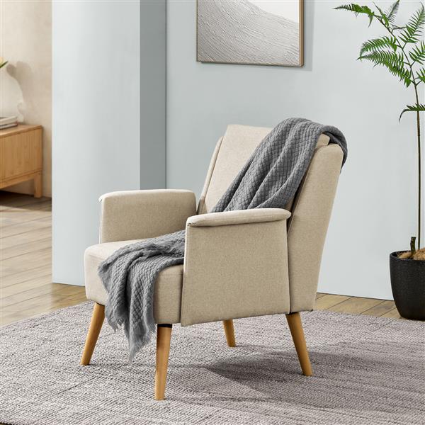 Grote foto en.casa fauteuil edling 83x73x75 cm beige houtkleurig en zwart huis en inrichting stoelen