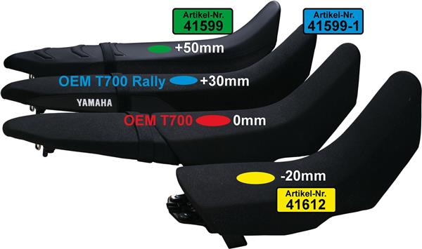 Grote foto yamaha rally seat 50mm motoren overige accessoires